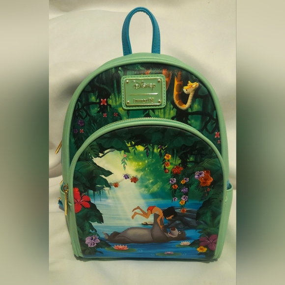 Disney Handbags - Loungefly Disney - The Jungle Book - Bare Necessities Mini Backpack